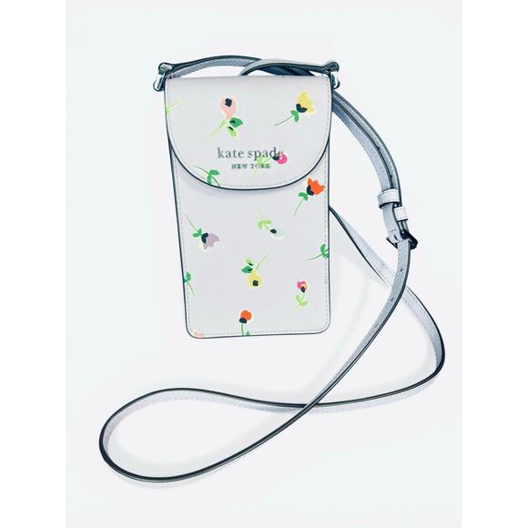 Kate Spade Handbags - Kate Spade Cameron Floral Ditsy Flap Phone Crossbody NWOT